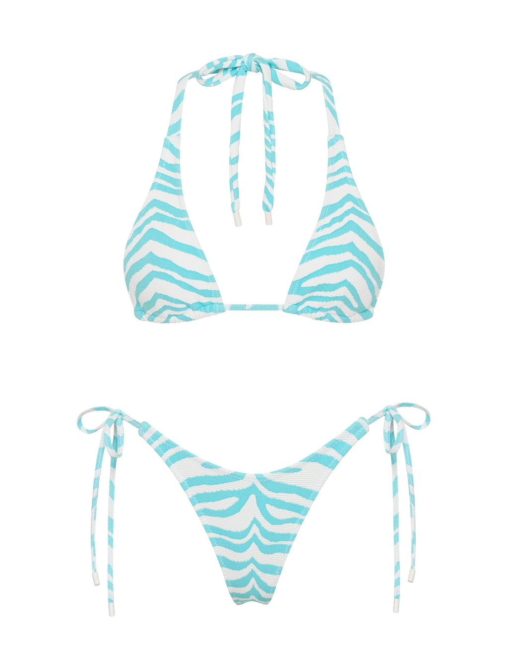 DARA - SKY ZEBRA SPLASH Triangle Bikini Set