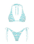 DARA - SKY ZEBRA SPLASH Triangle Bikini Set