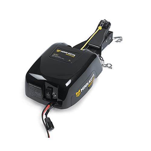 Electric Anchor Winch, 40 lb Capacity, Includes 100 ft Nylon Rope, Easy Install