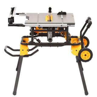 15 Amp Corded 10 in. Job Site Table Saw with Rolling Stand